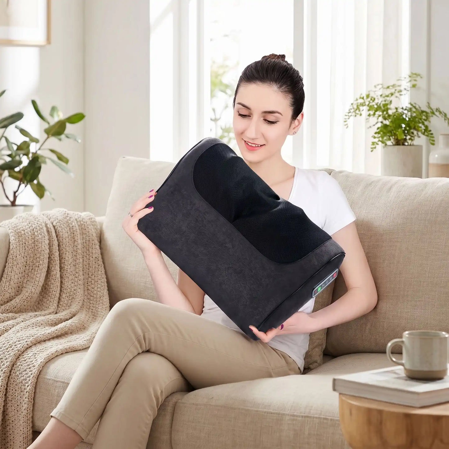 Coussin Massant Cervicales | Chaleur Apaisante