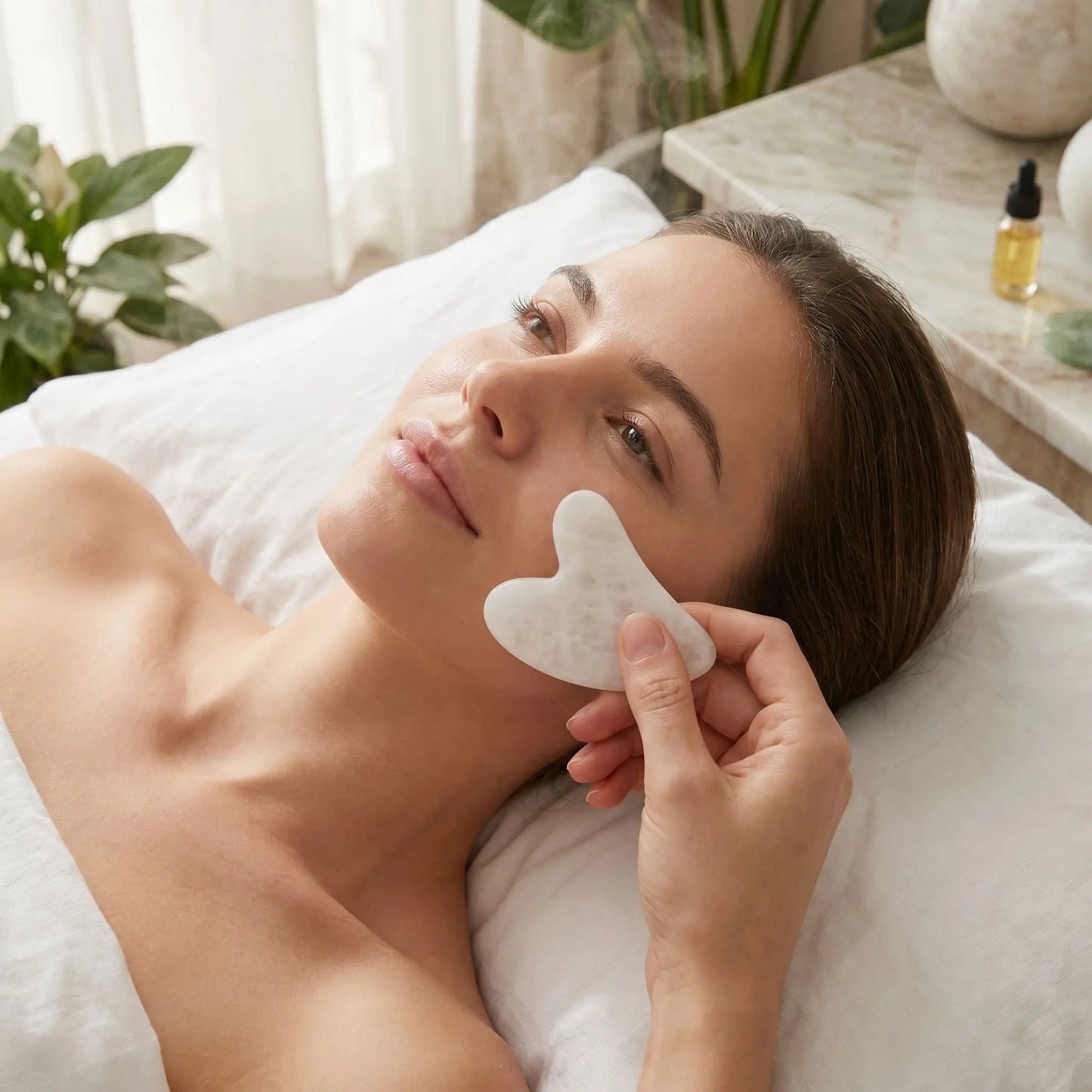 Gua_Sha_Jade_Naturel_Peau_Tonique_pomettes_lisse