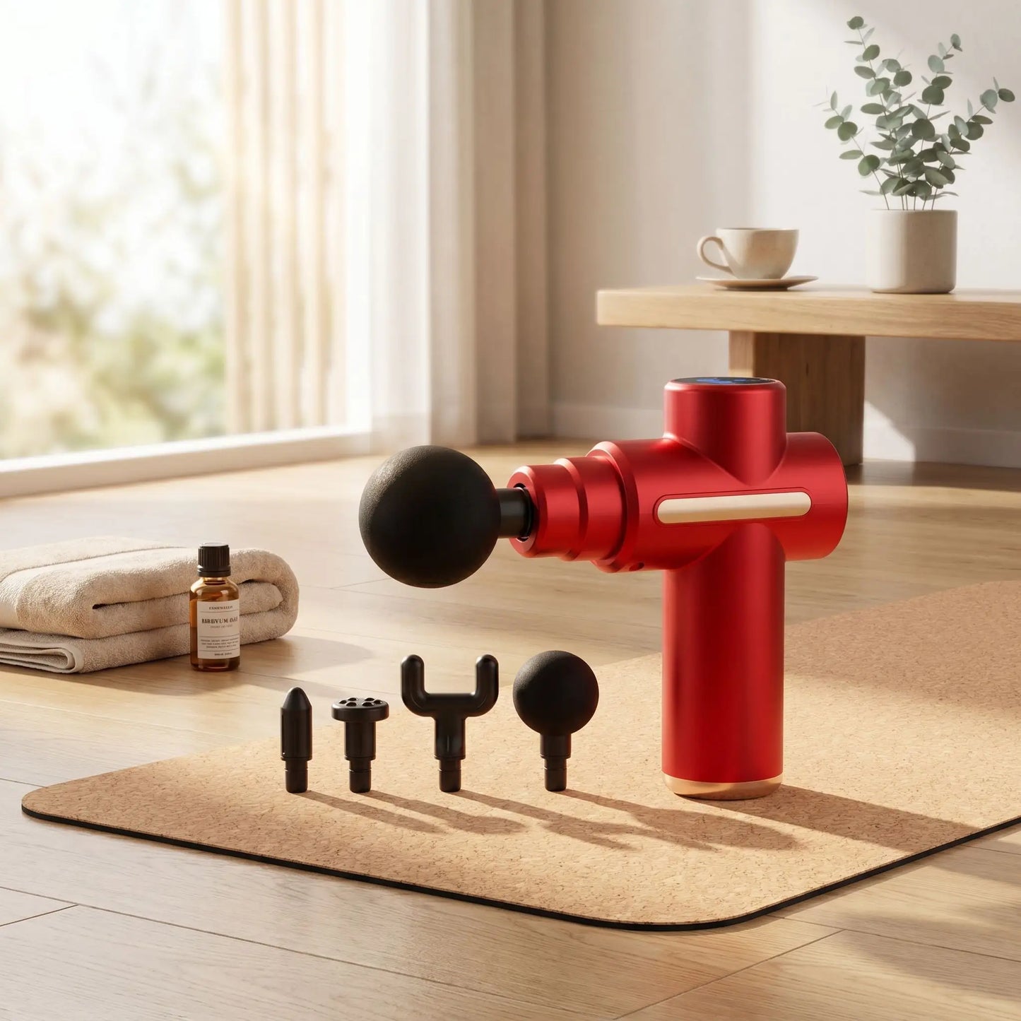 Pistolet_de_massage_Pro_Récupération_rouge