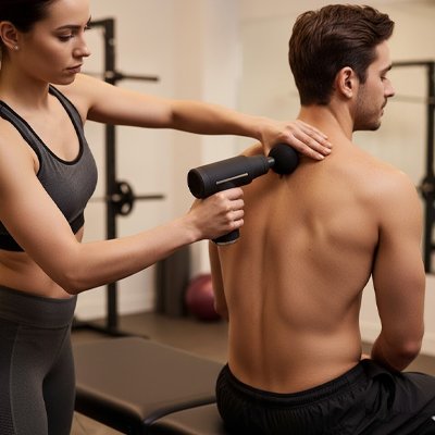 Pistolet de massage_Professionnel_ Récupération_Rapide_Dos