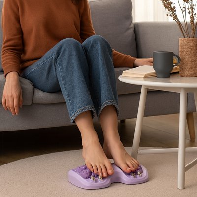 Rouleau-de-massage-Relax-pieds-détente-lecture