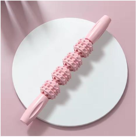 Rouleau_de_massage_relaxation_musculaire_rose