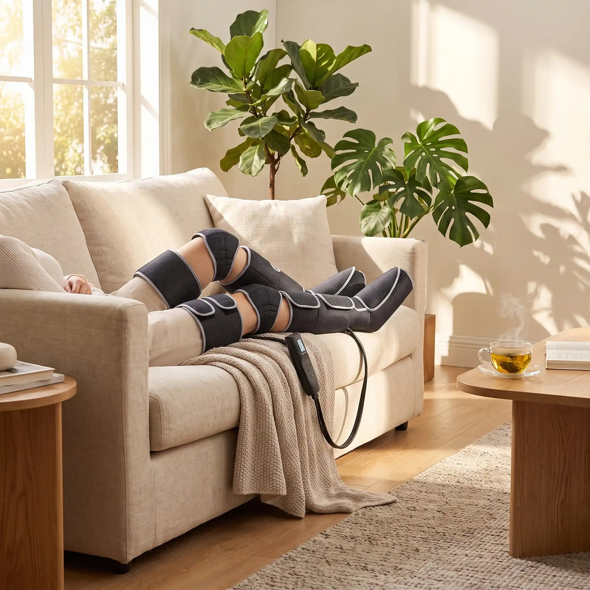 appareil-massage-des-pieds-PediTherm-detente-sommeil