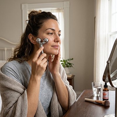 Gua sha visage 